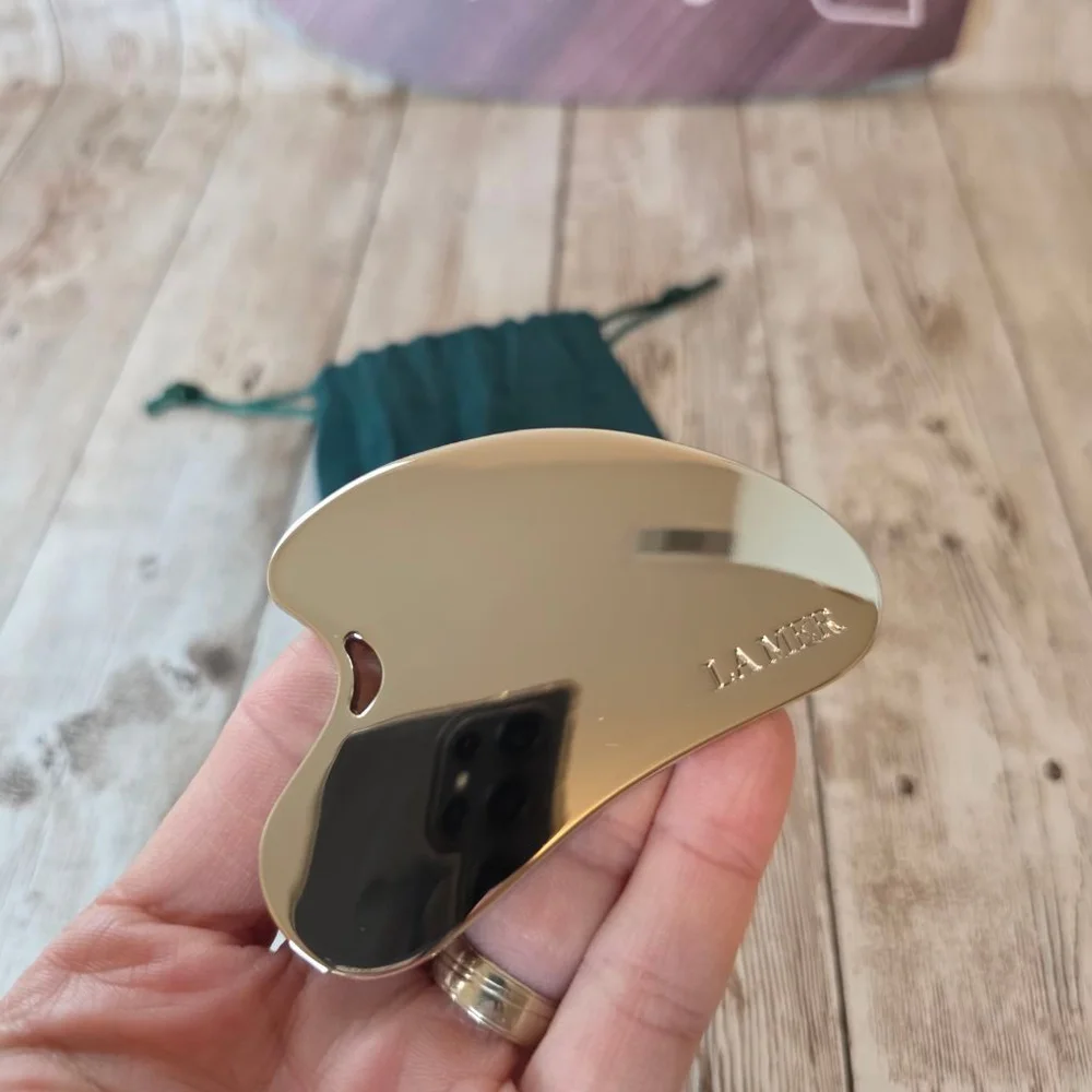 Women's LA MER Silver Gua Sha Skincare Tool NWOT